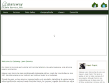 Tablet Screenshot of gatewaylawn.com